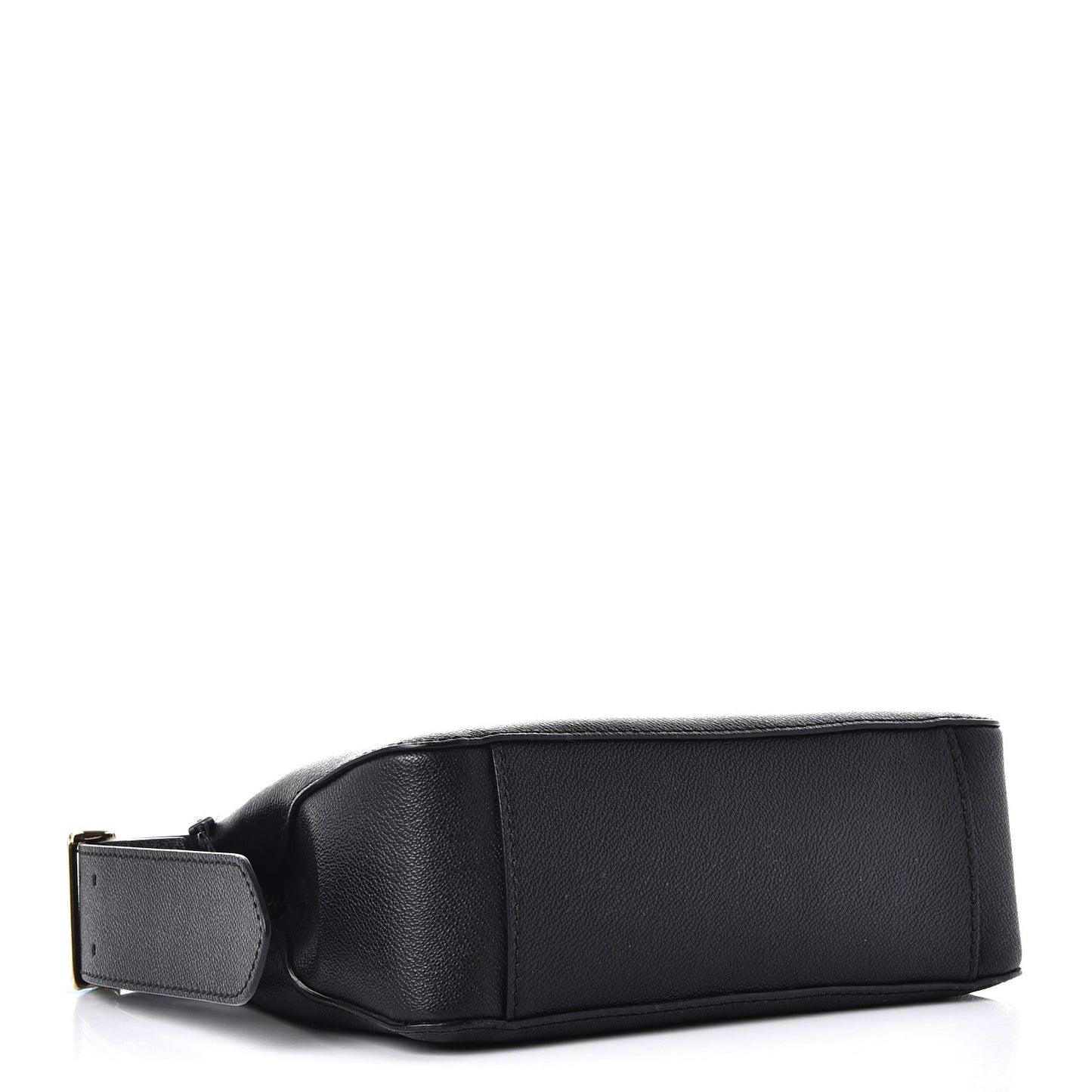 Soft Grain Calfskin House Check Small Helmsley Crossbody Black