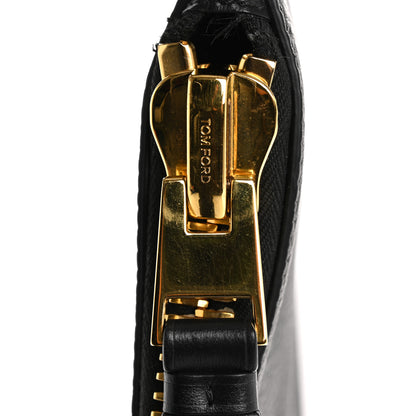 Tom Ford Calfskin Portfolio Clutch With Handle Black 9 of 9