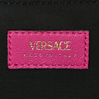 Versace Velvet Quilted Medusa Wallet On Chain Pink 6 of 8