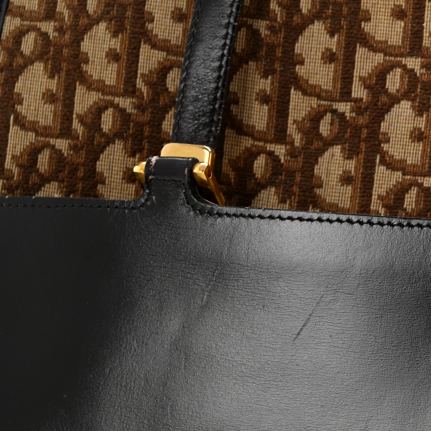 Christian Dior Monogram Trotter Shoulder Bag Brown 14 of 14