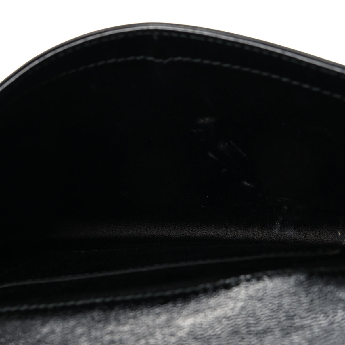 Saint Laurent Textured Patent Monogram Large Belle De Jour Clutch Black 5 of 9