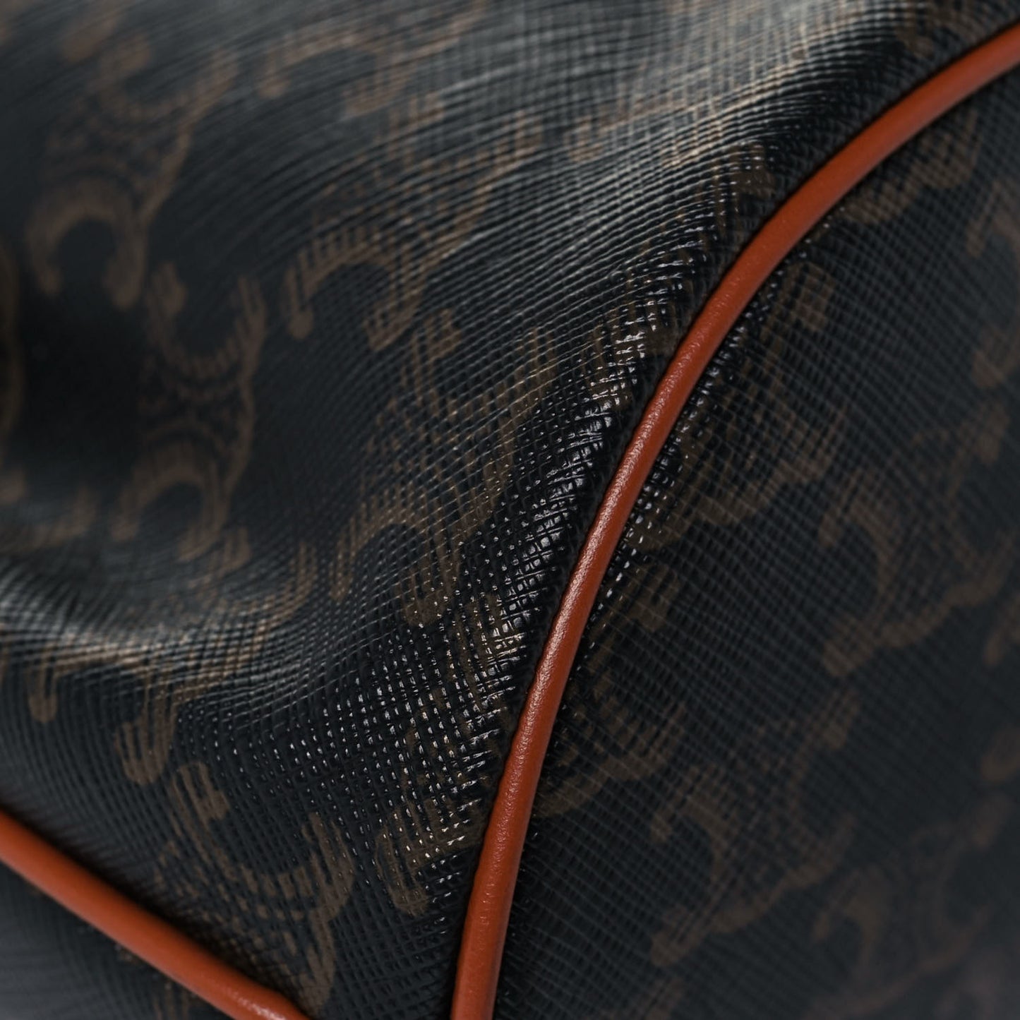 Triomphe Canvas Calfskin Mini Folco Backpack Tan