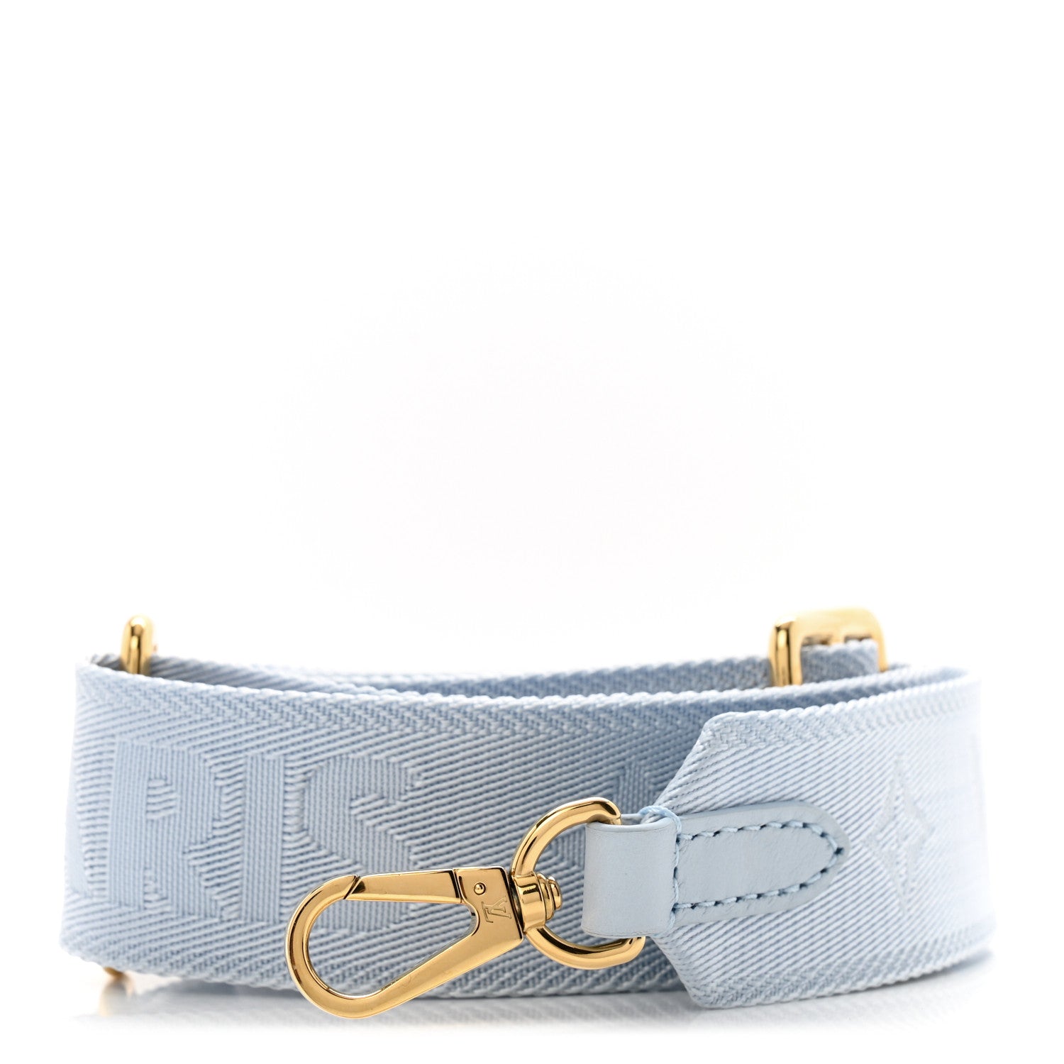 Louis Vuitton Nylon Adjustable Shoulder Strap Light Blue 1 of 4