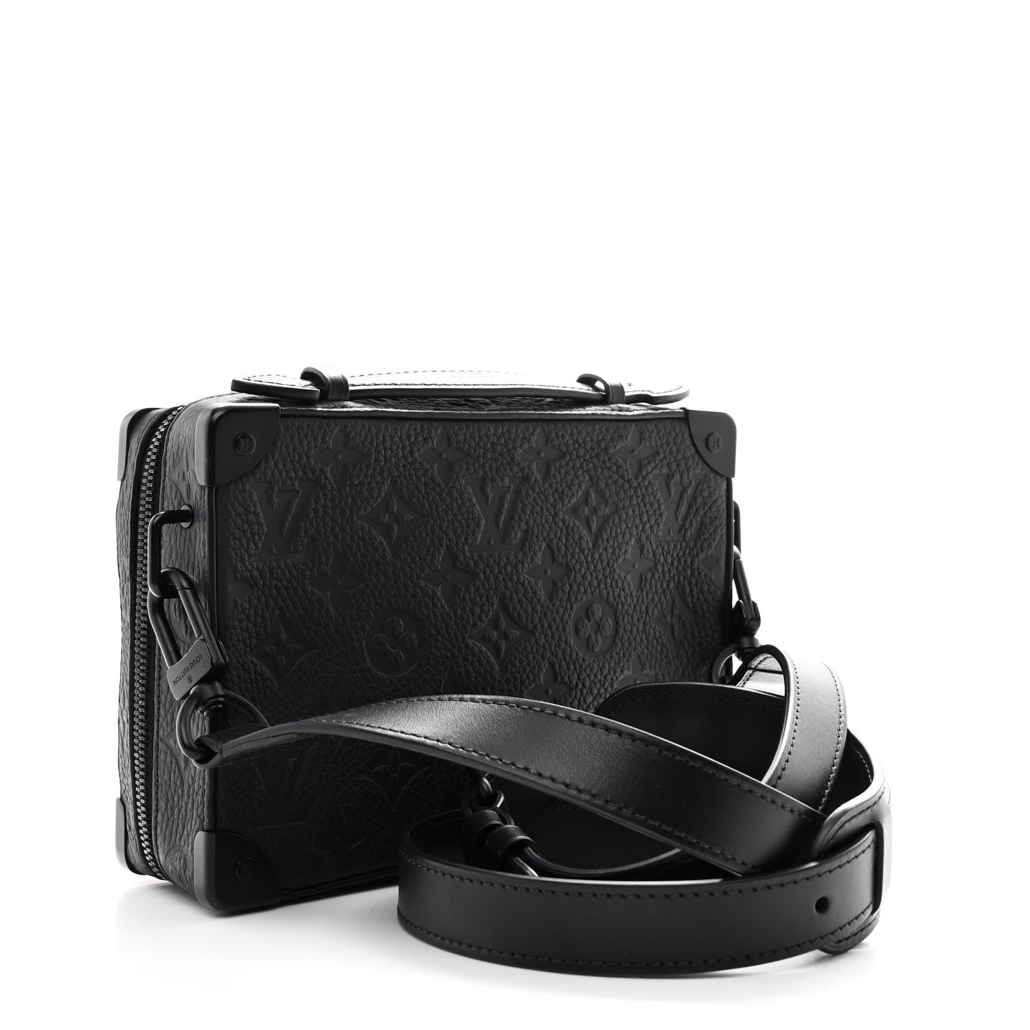 Louis Vuitton Taurillon Monogram Soft Trunk Black 4 of 9