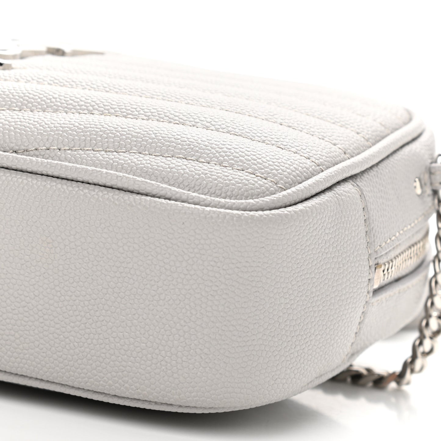 Grain De Poudre Matelasse Monogram Mini Lou Camera Bag Granite