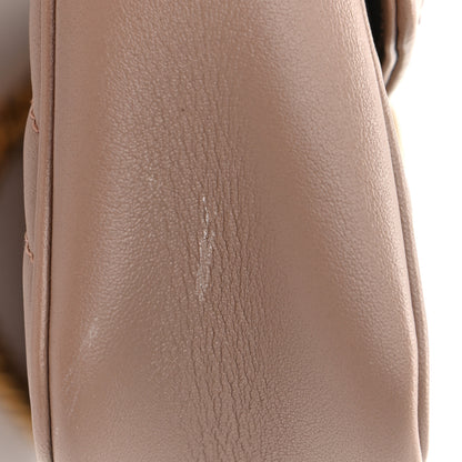 Gucci Calfskin Matelasse Super Mini GG Marmont Shoulder Bag Porcelain Rose 11 of 13