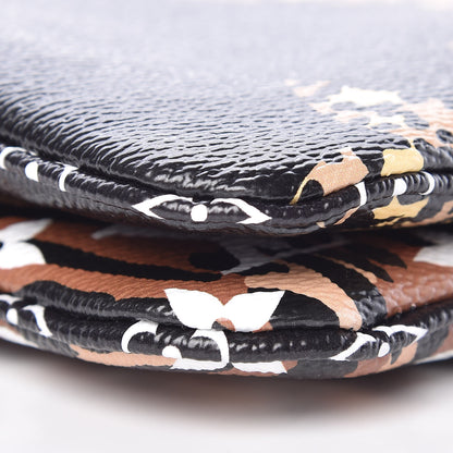 Louis Vuitton Monogram Giant Jungle Pochette Double Zip Black 9 of 10