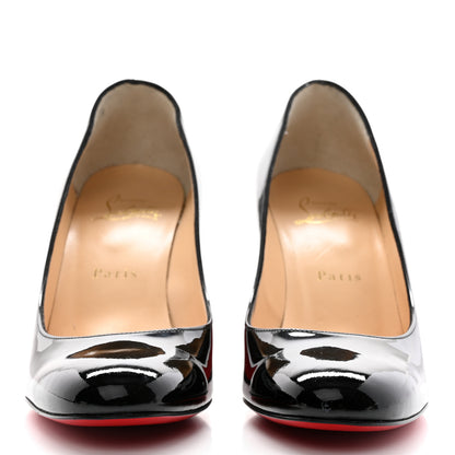 Christian Louboutin Patent Calfskin Miss Sab 85 Pumps 37.5 Black 2 of 11