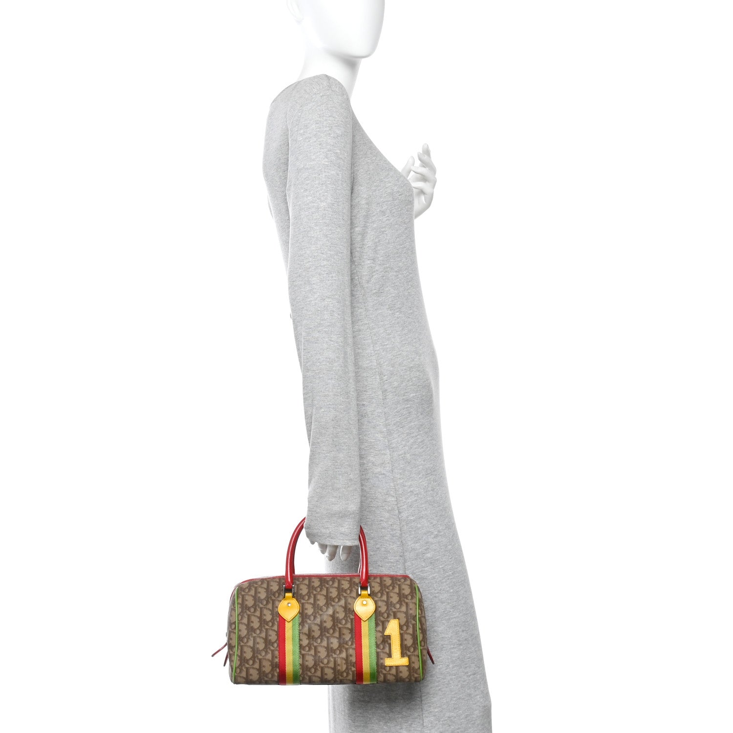 Christian Dior Monogram Rasta Boston Beige 2 of 10