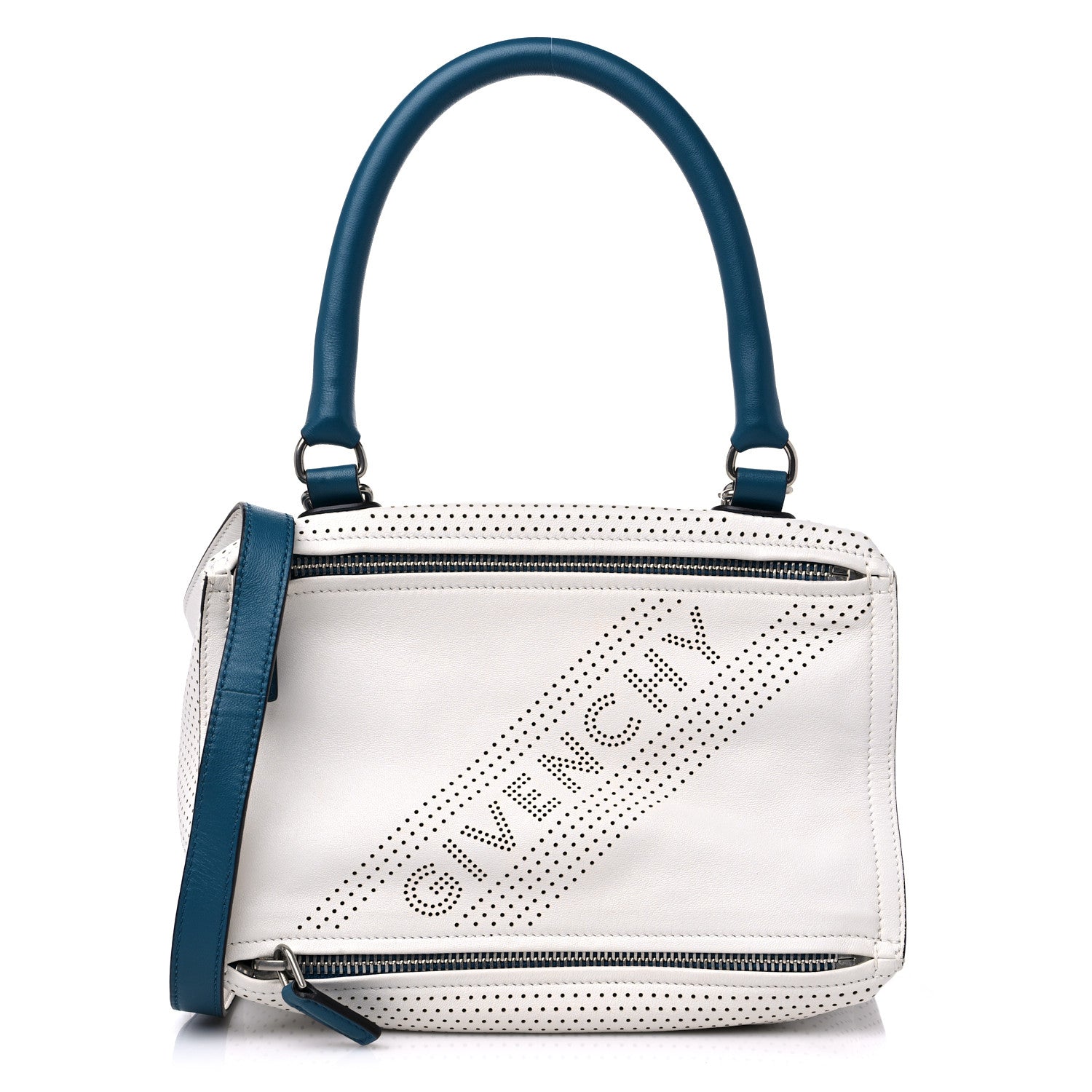 Givenchy Lambskin Perforated Small Pandora White 1 of 9