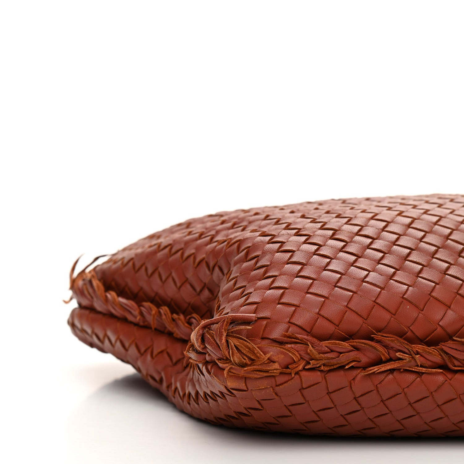 Bottega Veneta Nappa Intrecciato Fuzzy Large Veneta Hobo Rust 9 of 11