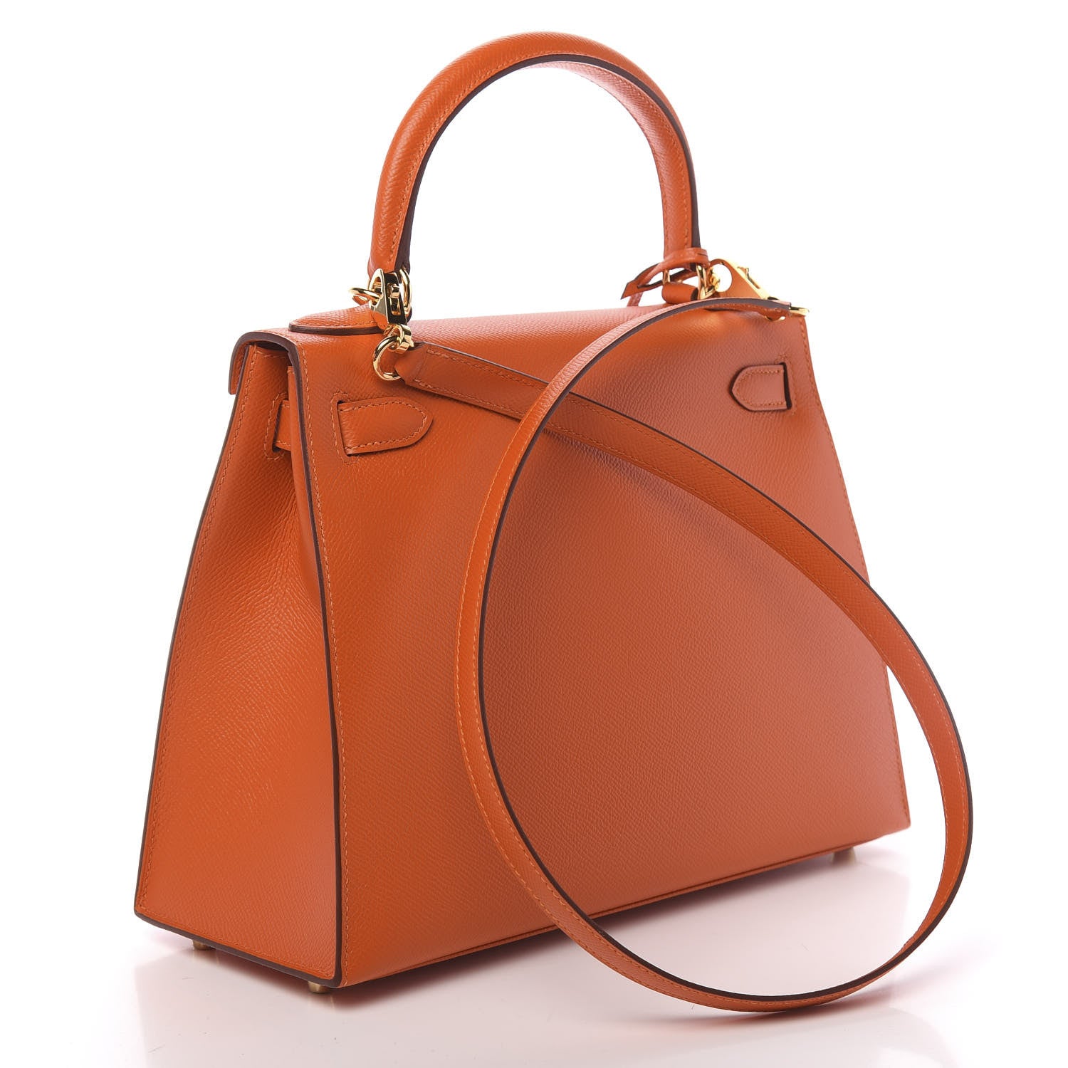 Hermes Epsom Kelly Sellier 28 Orange 3 of 11