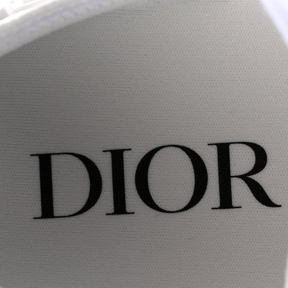 Christian Dior Technical Canvas Oblique Mens B23 Low Top Sneaker 43 White Black 8 of 10