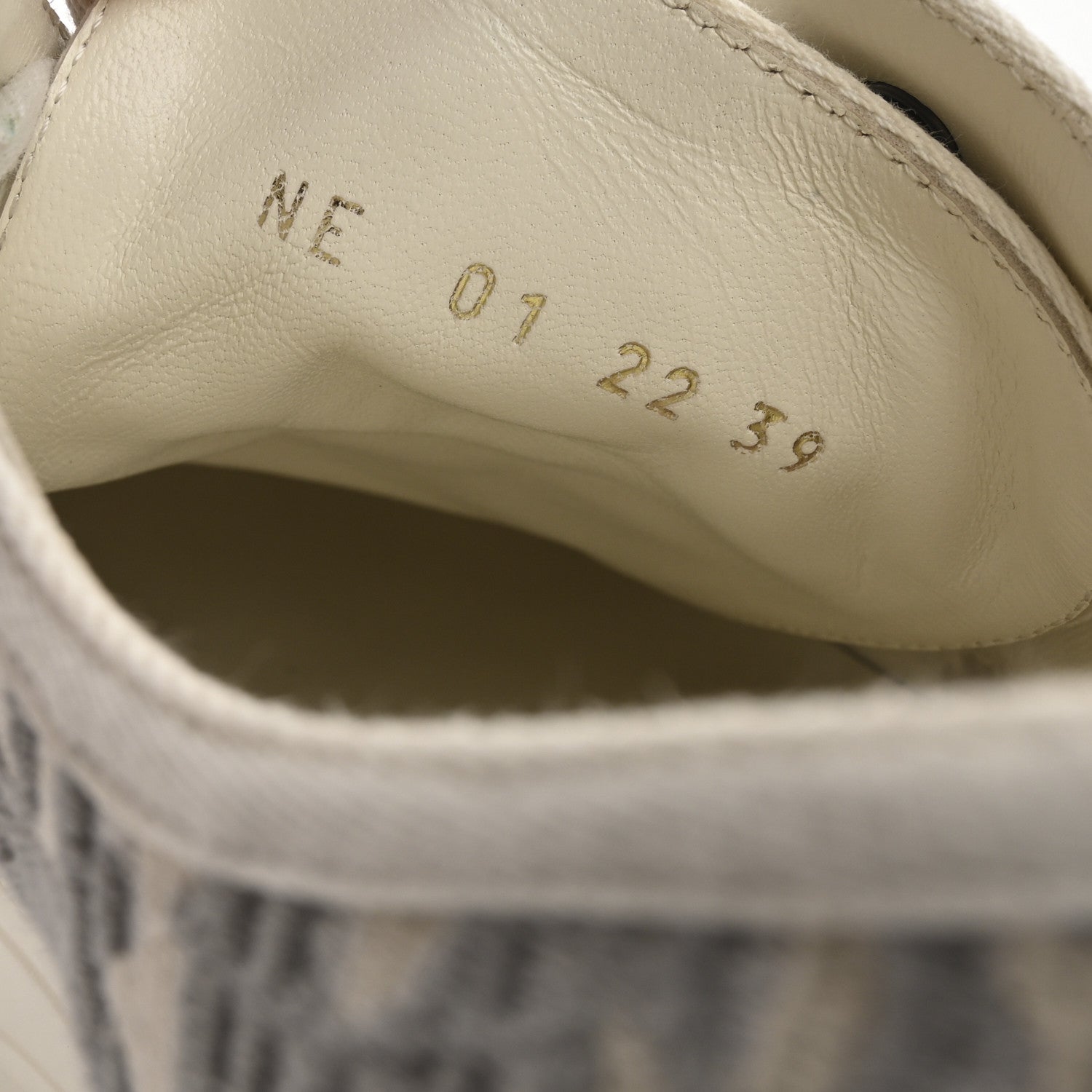 Christian Dior Canvas Oblique Walk'N'Dior Low Top Sneakers 39 Grey Stone 9 of 11