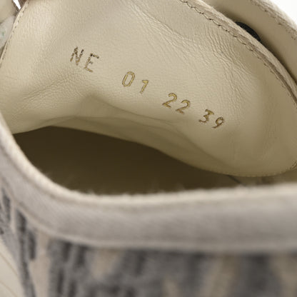 Christian Dior Canvas Oblique Walk'N'Dior Low Top Sneakers 39 Grey Stone 9 of 11