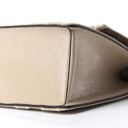 Fendi Agnello Old Shine Chamois F is Fendi Embossed Kan U Shoulder Bag Amido Nude 7 of 10