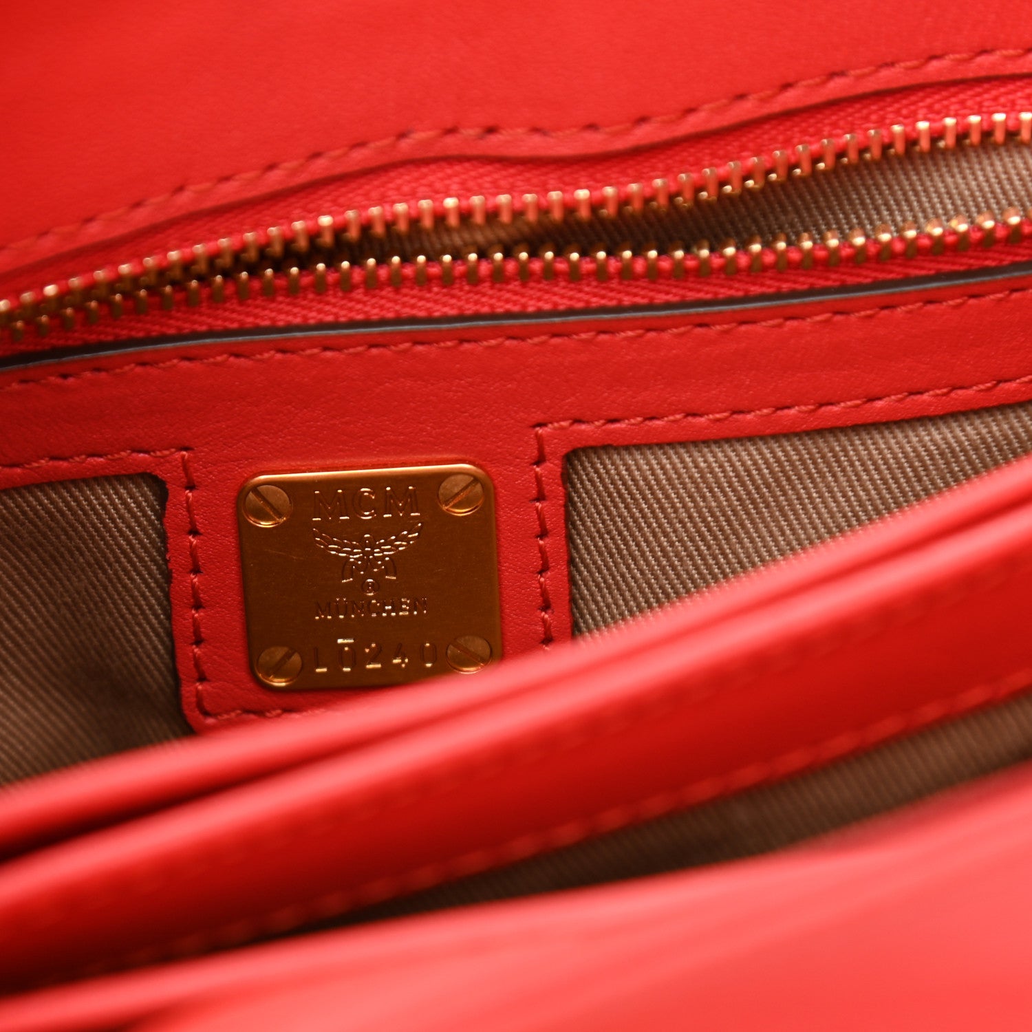 MCM Saffiano Top Handle Crossbody 6 of 12
