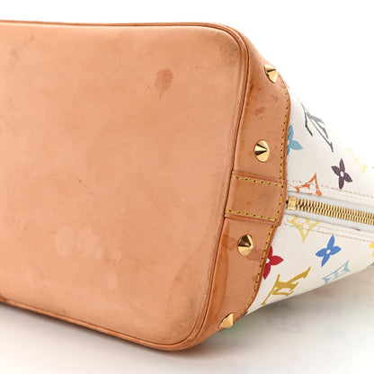 Louis Vuitton Monogram Multicolor Alma White 10 of 15