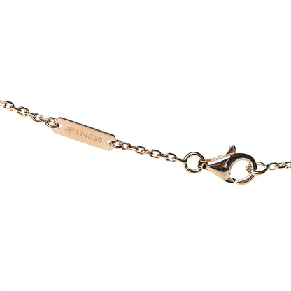 Van Cleef & Arpels 18K Yellow Gold Mother of Pearl Vintage Alhambra Pendant Necklace 6 of 6