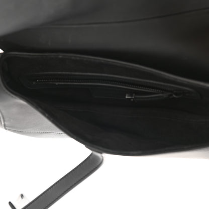 Christian Dior Ultra Matte Calfskin Saddle Bag Black 5 of 13