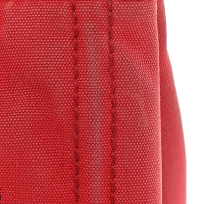 Prada Canapa Small Logo Tote Rosso 12 of 22