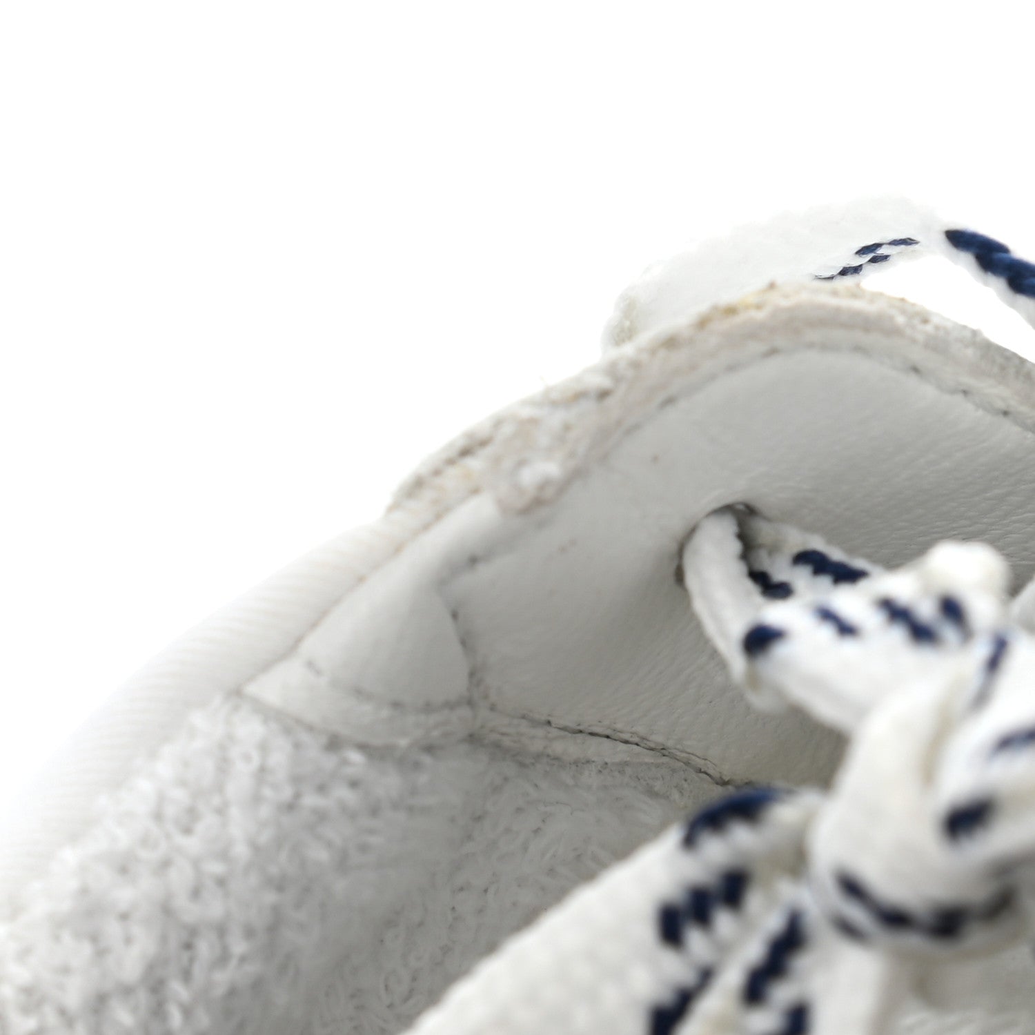 Chanel Calfskin Mesh Lycra Womens Logo Sneakers 39.5 White 16 of 16