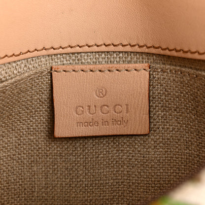 Gucci Canvas Flora Floral Horsebit Clutch 6 of 16