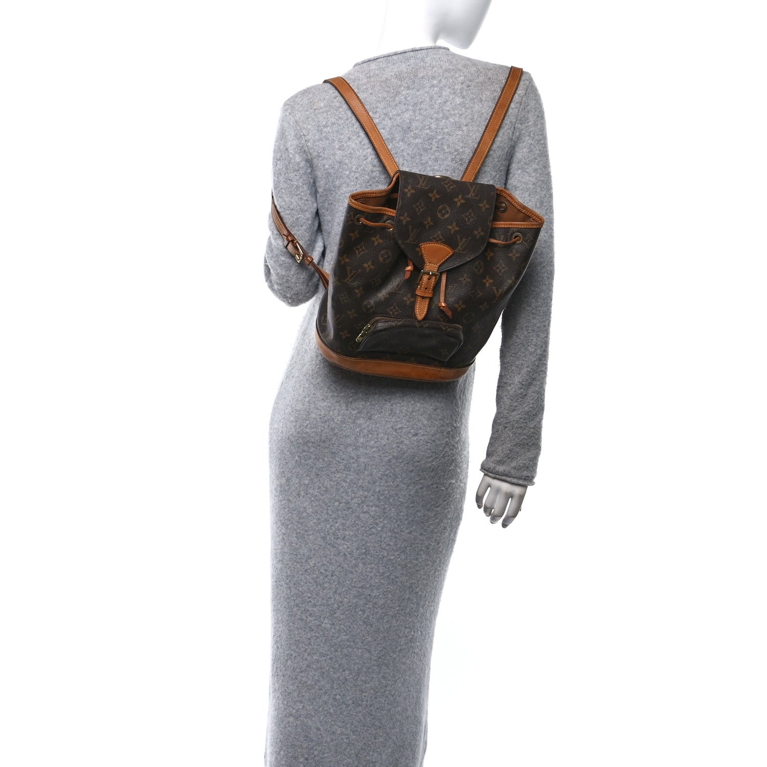 Louis Vuitton Monogram Montsouris MM Backpack 2 of 9
