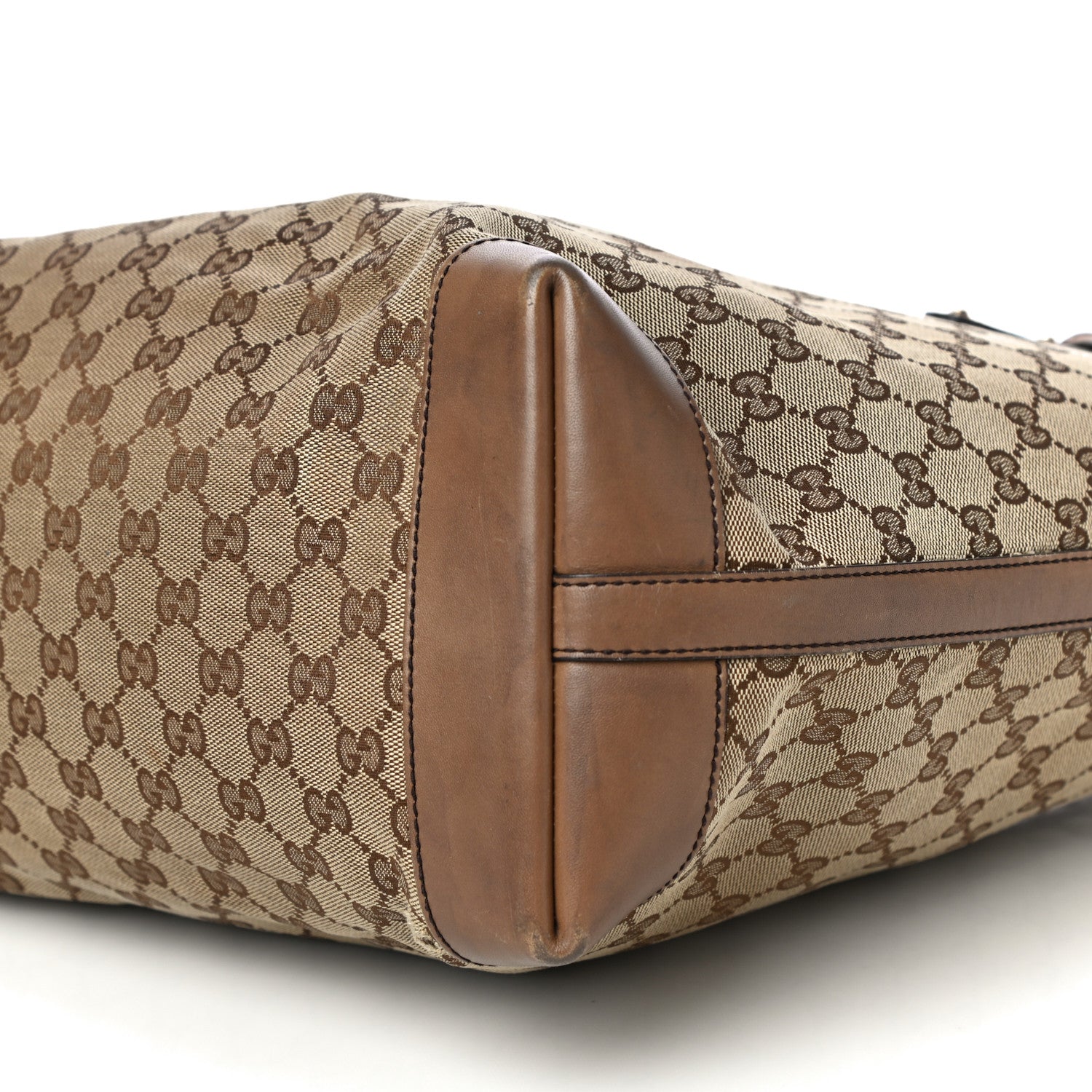 Gucci Monogram Medium Craft Tote Brown 9 of 40