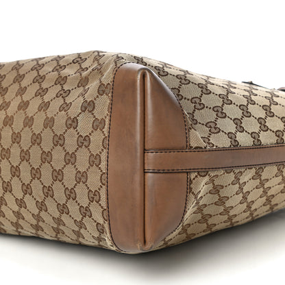 Gucci Monogram Medium Craft Tote Brown 9 of 40