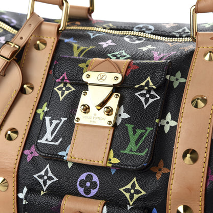 Louis Vuitton Monogram Multicolor Keepall 45 Black 8 of 9
