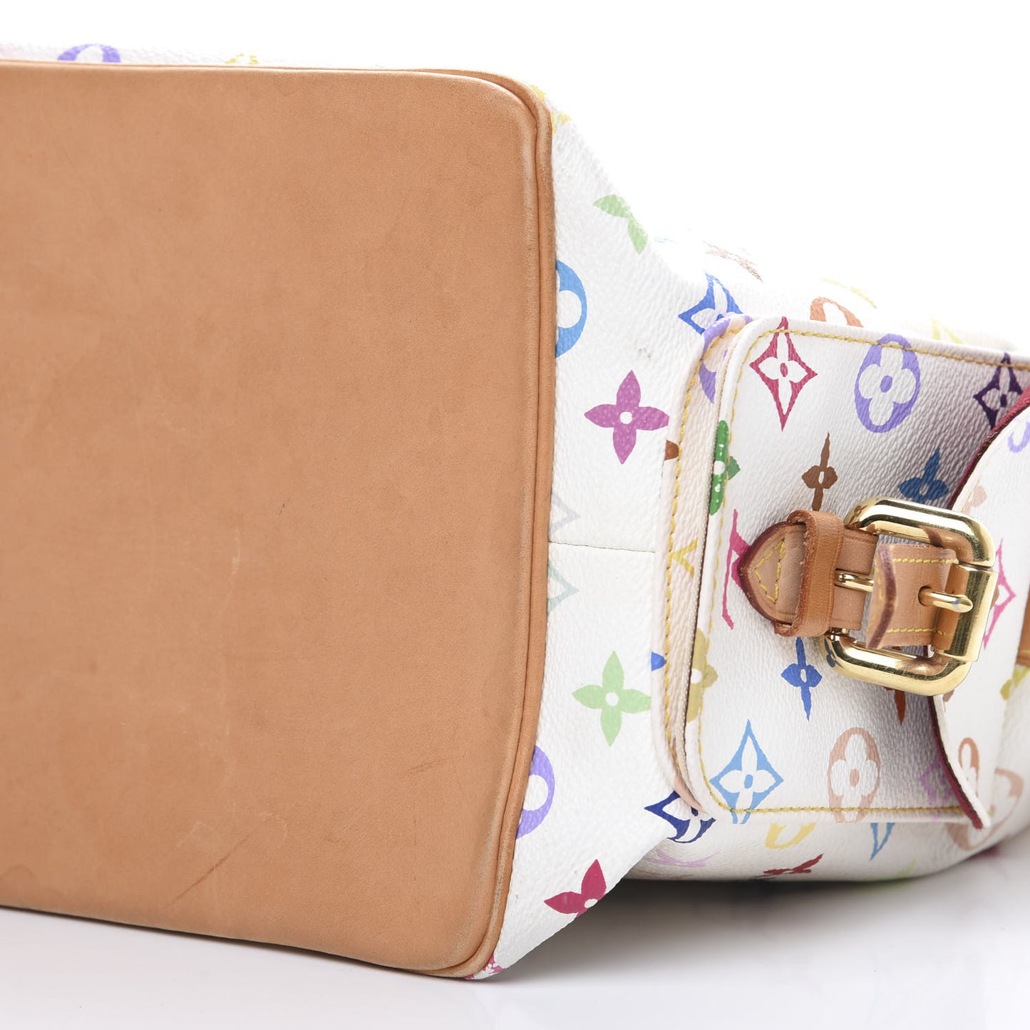 Monogram Multicolor Petit Noe White