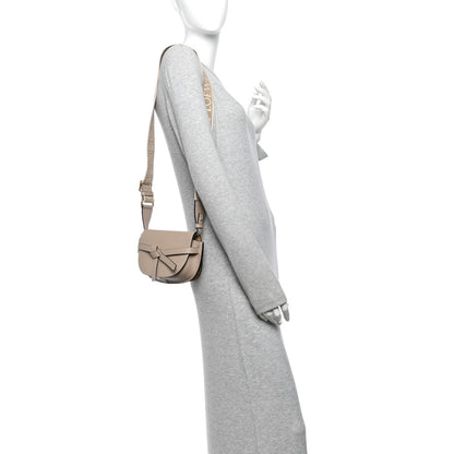 Loewe Calfskin Jacquard Mini Gate Dual Bag Clay 2 of 9