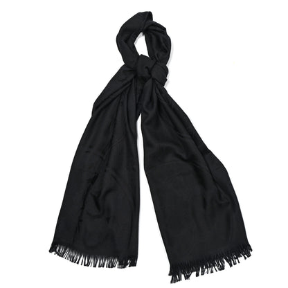 Hermes Cashmere Silk New Libris Stole Black 1 of 4