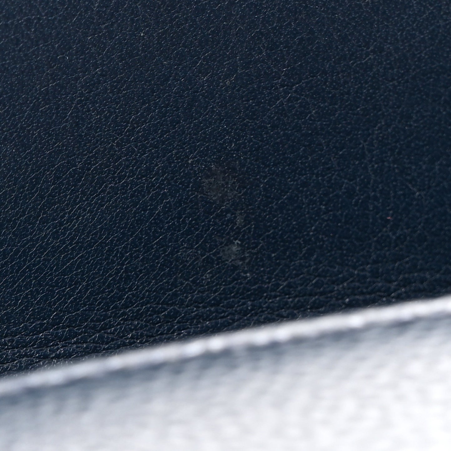 Caviar Timeless CC Large Gusset Flap Wallet Blue