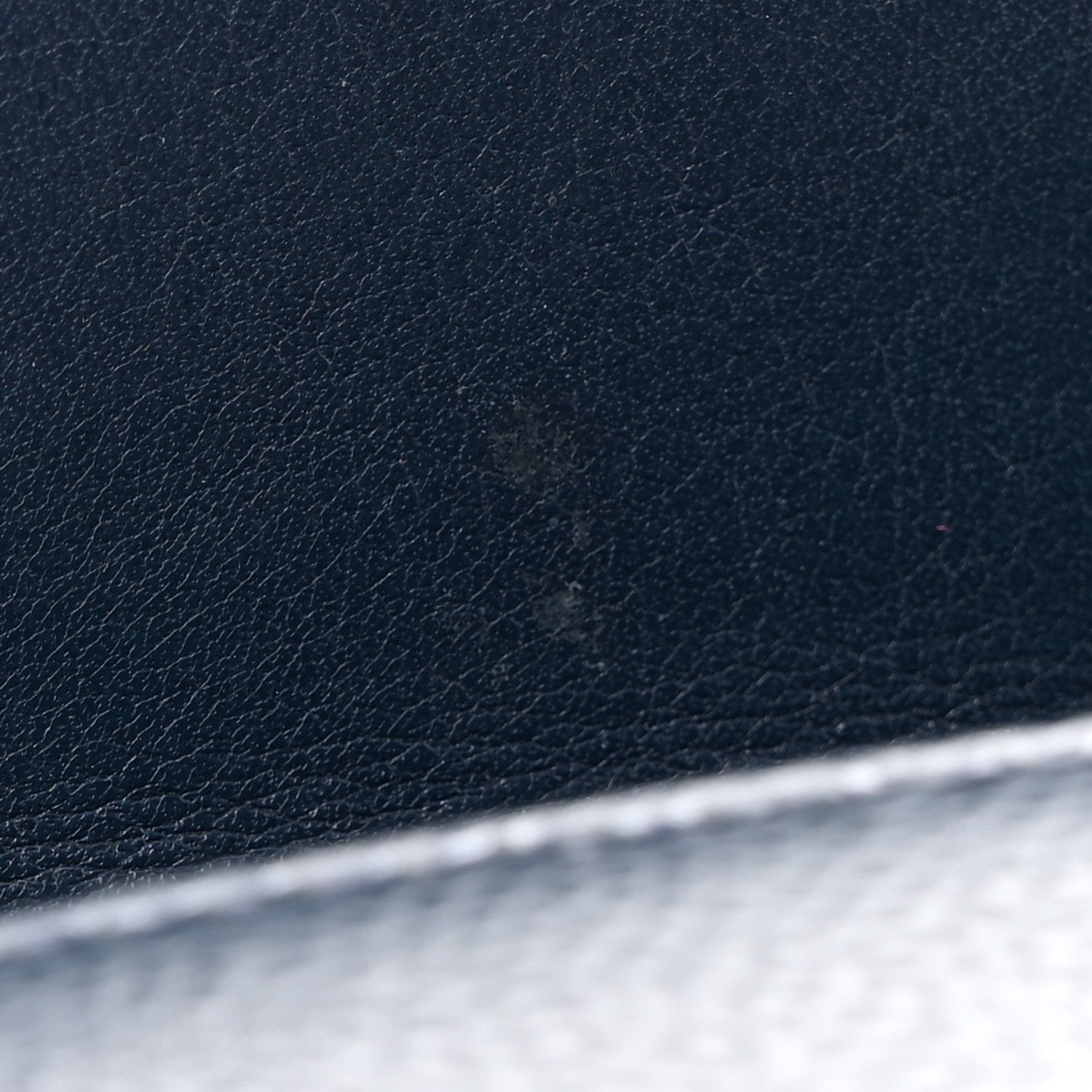 Chanel Caviar Timeless CC Large Gusset Flap Wallet Blue 9 of 11