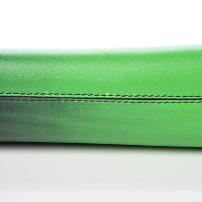 Lanvin Calfskin Krista Kim Reglisse Clutch Green Black 14 of 15
