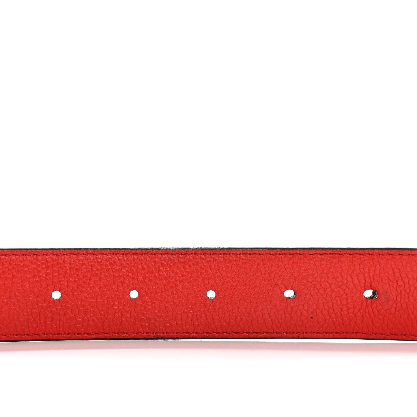 Calfskin Monogram 30mm LV Initiales Reversible Belt 90 36 Coquelicot
