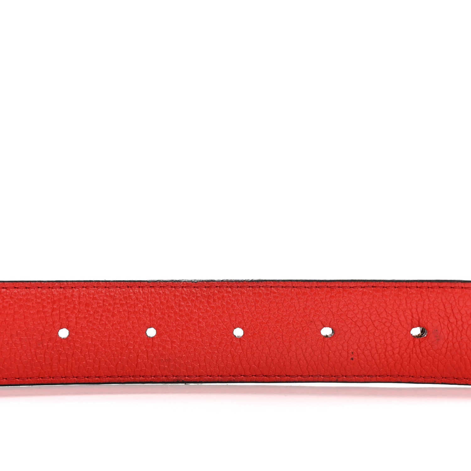Louis Vuitton Calfskin Monogram 30mm LV Initiales Reversible Belt 90 36 Coquelicot 4 of 9