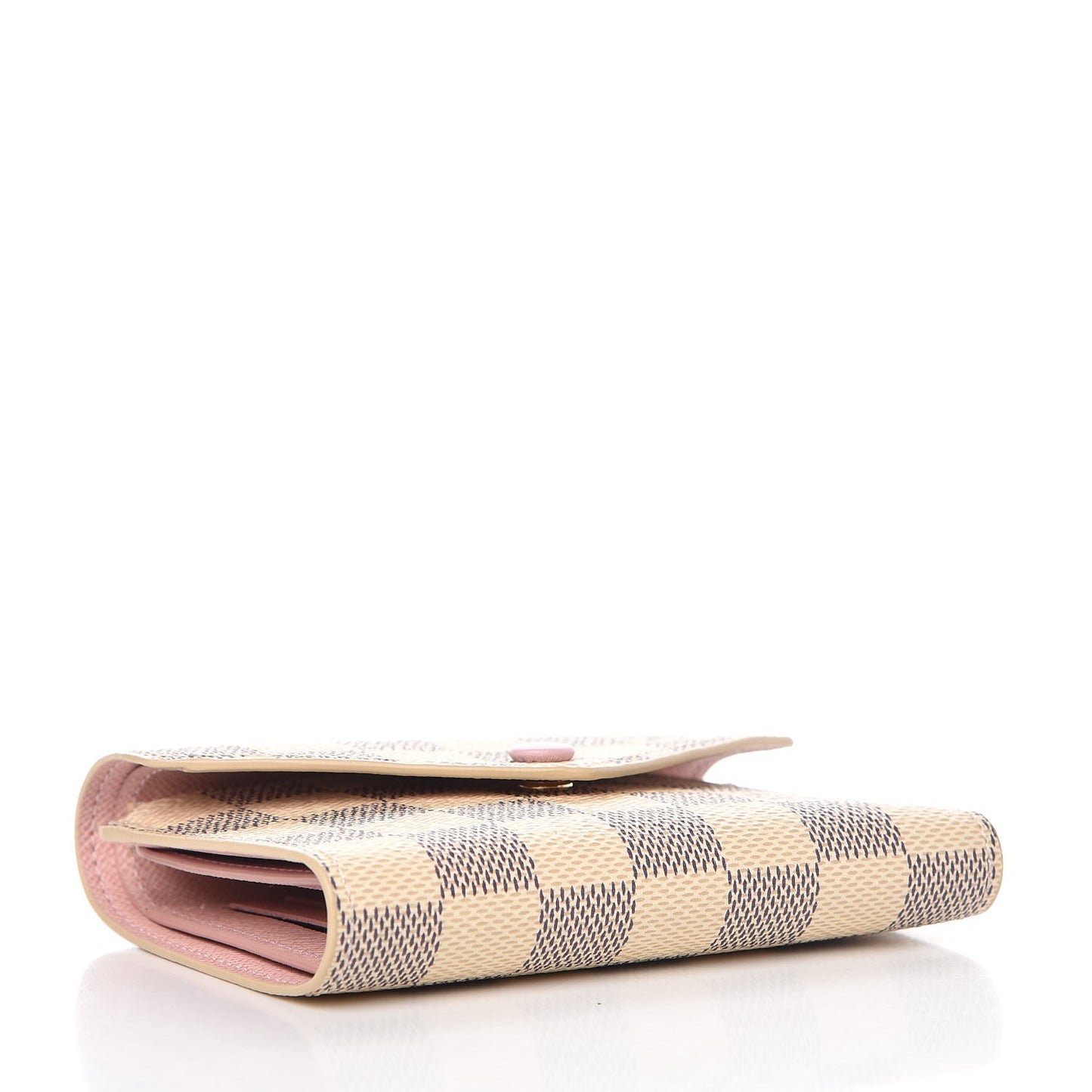 Damier Azur Victorine Wallet Rose Ballerine