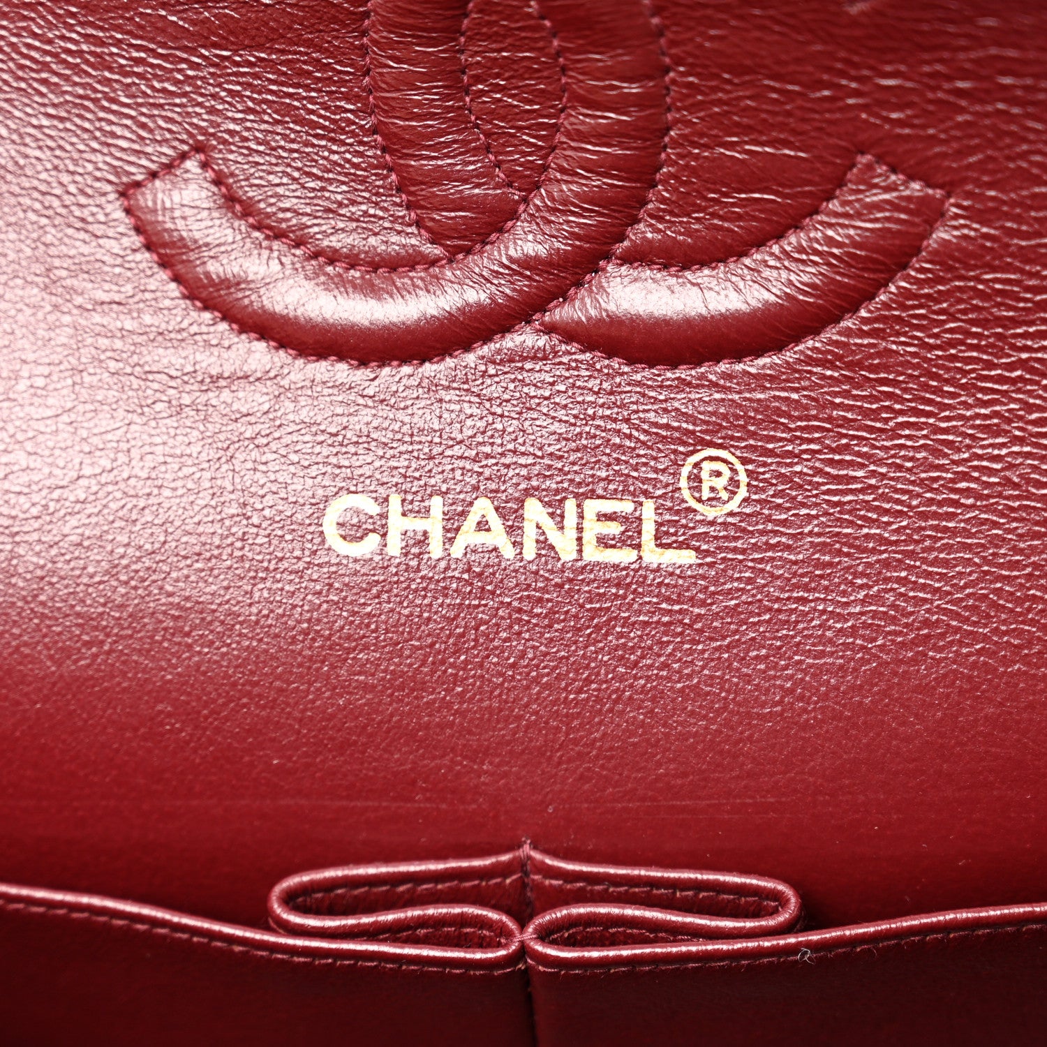 Chanel Lambskin Quilted Medium Double Flap Black 6 of 10