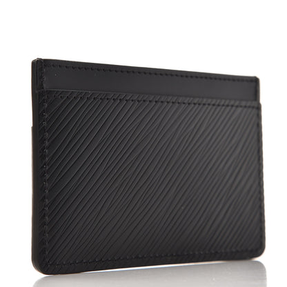 Louis Vuitton Epi Flower Remix Card Holder Black 3 of 7