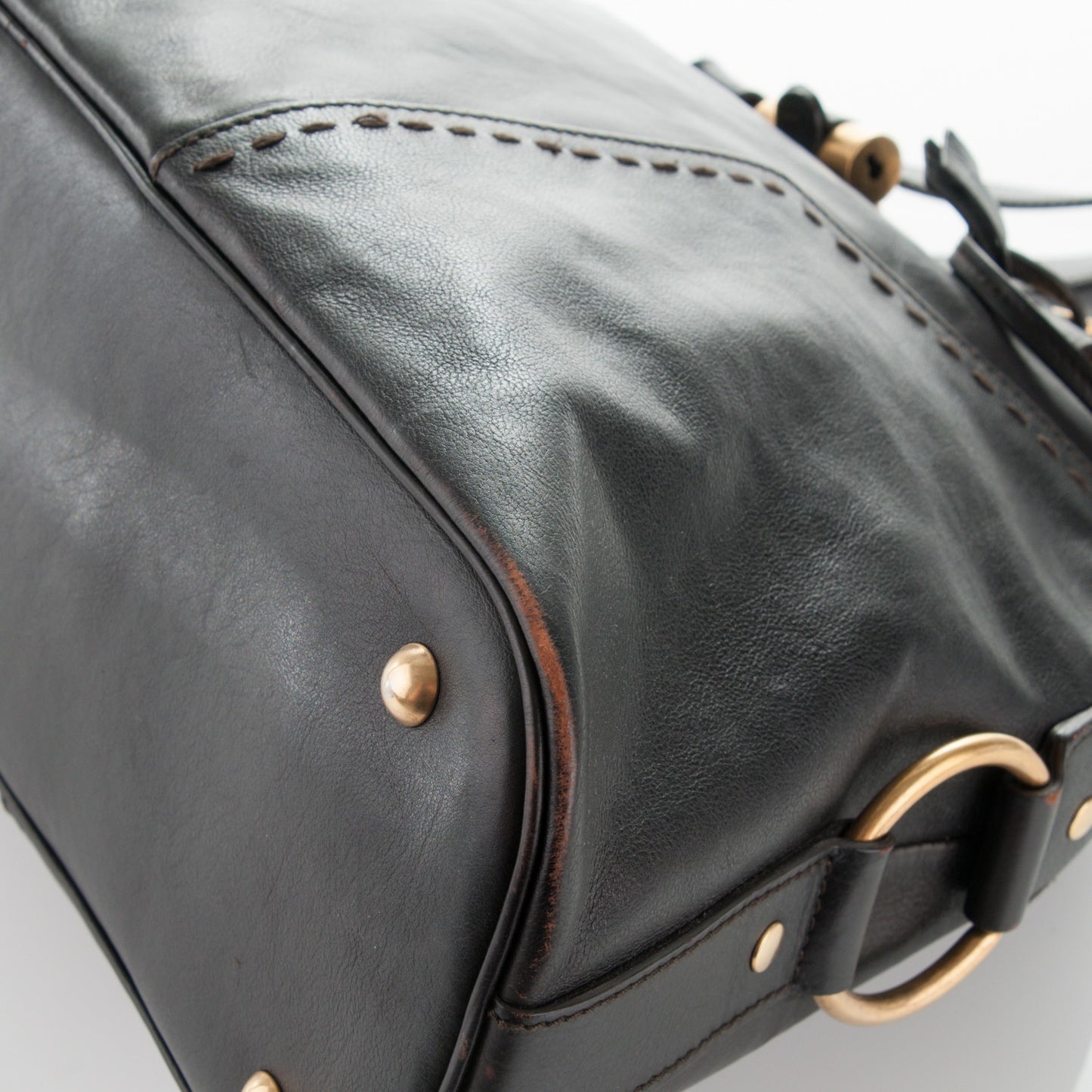 Calfskin Large Muse Brown