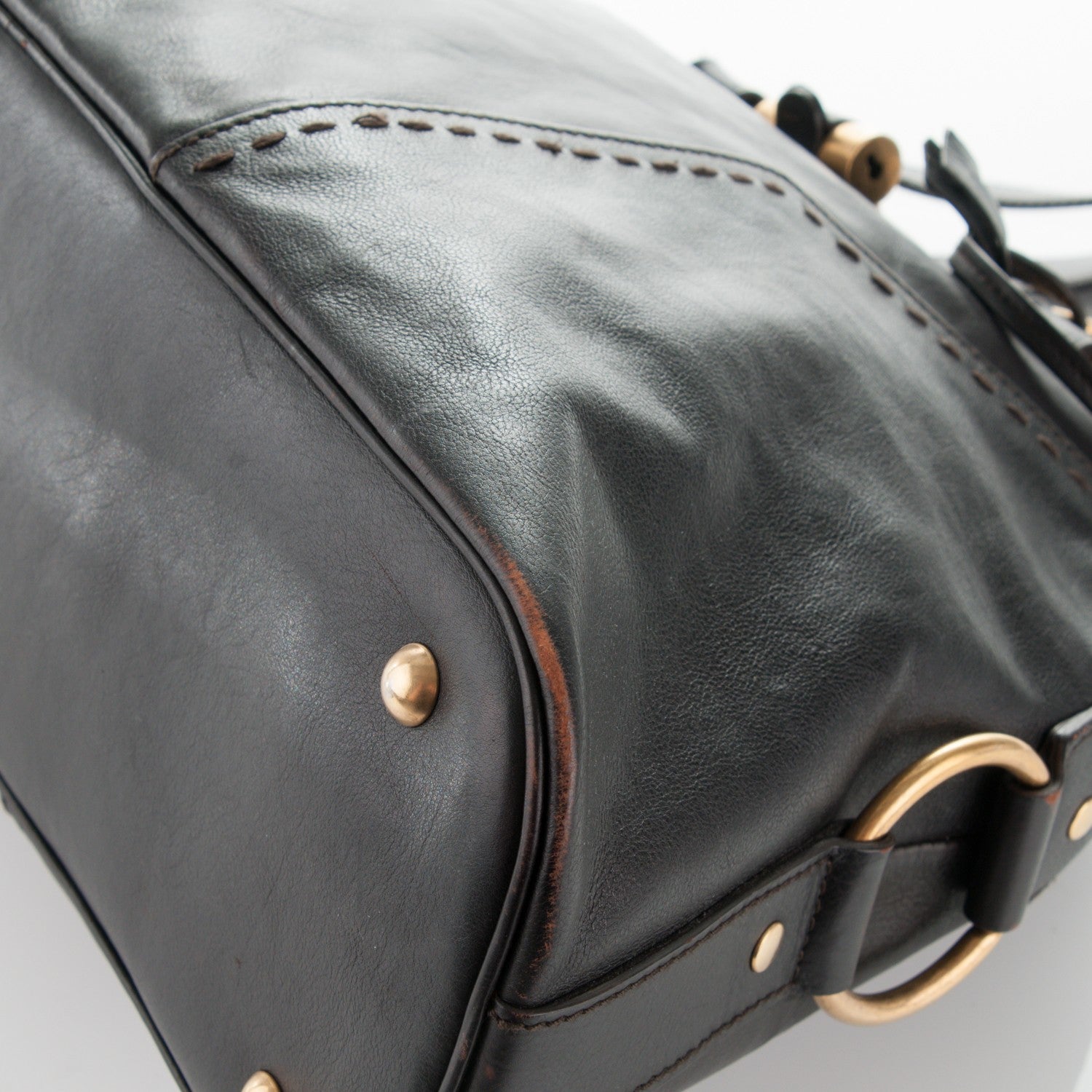 Saint Laurent Calfskin Large Muse Brown 7 of 11