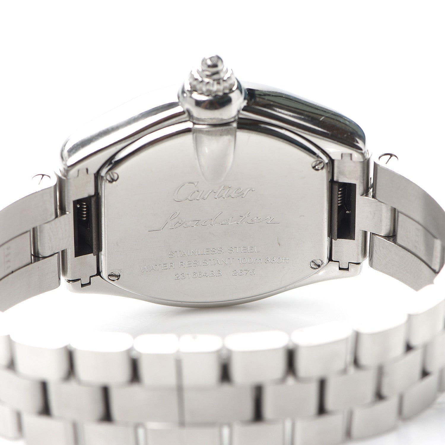 Cartier Stainless Steel 31mm Roadster Quartz Watch 4 of 11