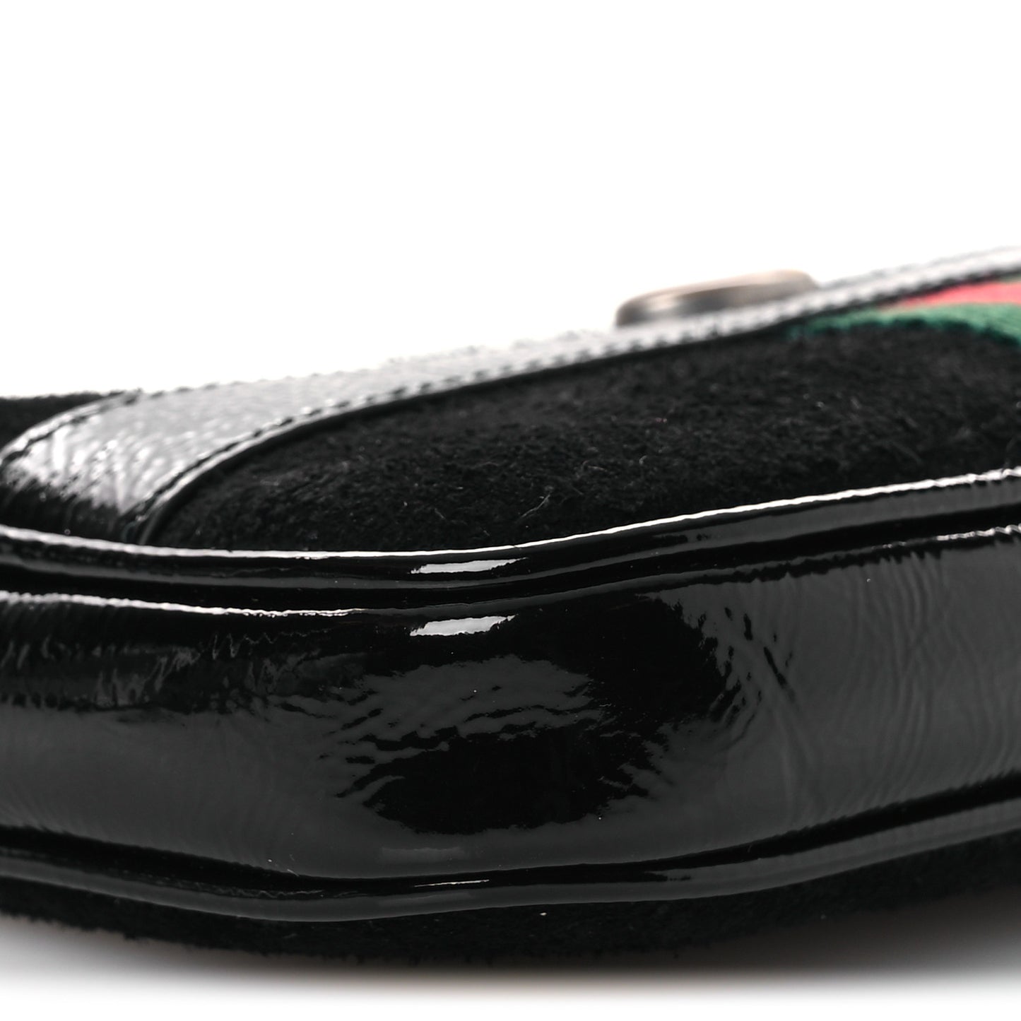 Suede Patent Ophidia Belted iPhone Case 85 34 Black