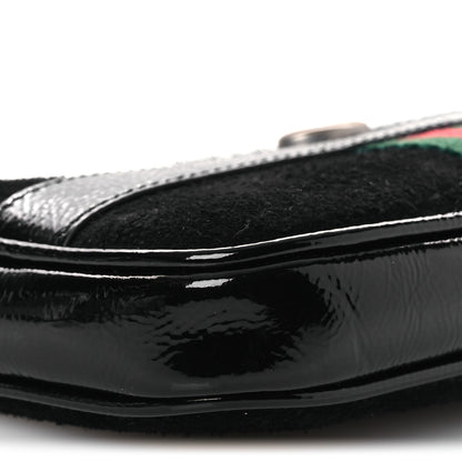 Gucci Suede Patent Ophidia Belted iPhone Case 85 34 Black 9 of 13