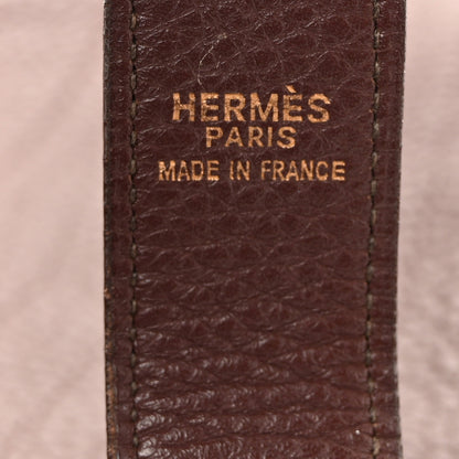 Hermes Togo Rodeo Shoulder Bag Chocolate 11 of 17
