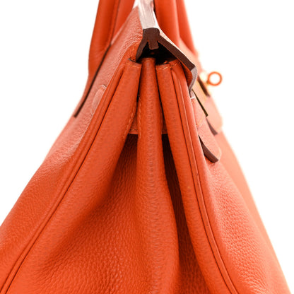 Hermes Togo Birkin 40 Feu 26 of 27