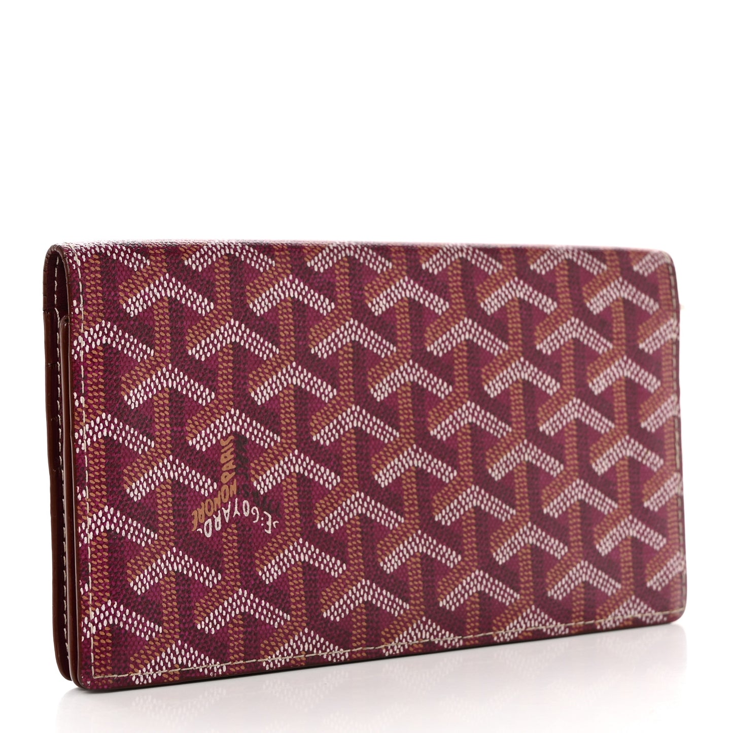 Goyardine Richelieu Wallet Burgundy